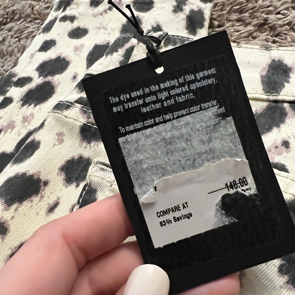 Joes jeans leopard print skinny jeans - Picture 5 of 6